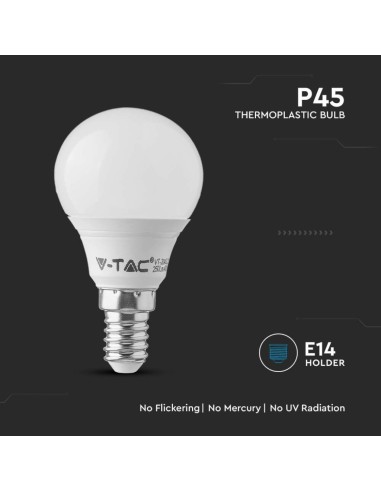 Lampadina LED Chip Samsung E14 5 5W P45 3000K-preview 5371