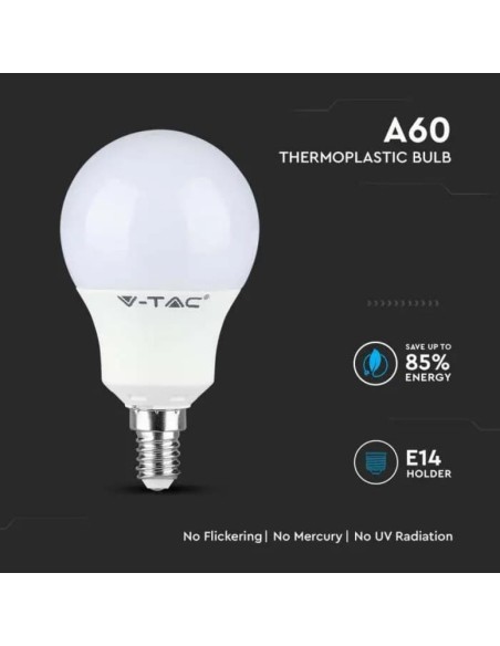 Lampadina LED Chip Samsung E14 8 5W A60 4000K-preview 5293