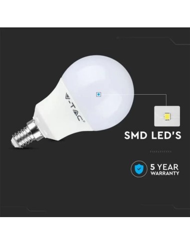 Lampadina LED Chip Samsung E14 8 5W A60 4000K-preview 5294