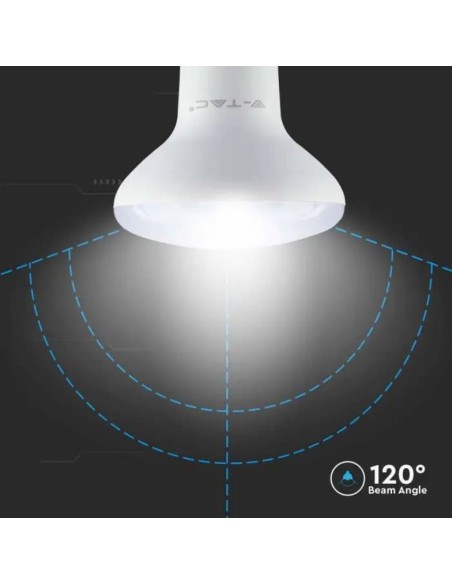 Lampadina LED Chip Samsung E27 11W R80 3000K-preview 5302