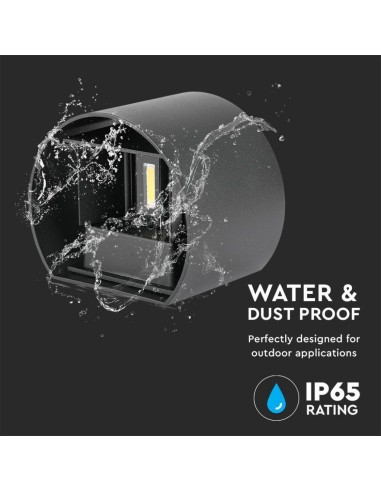 Lampada LED da Muro Arrotondata Doppio LED COB-preview69