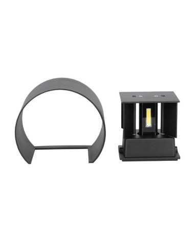 Lampada LED da Muro Arrotondata Doppio LED COB-preview71