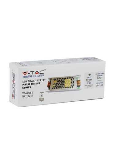 Alimentatore in Metallo 60W 12V 5A IP20-preview 2549