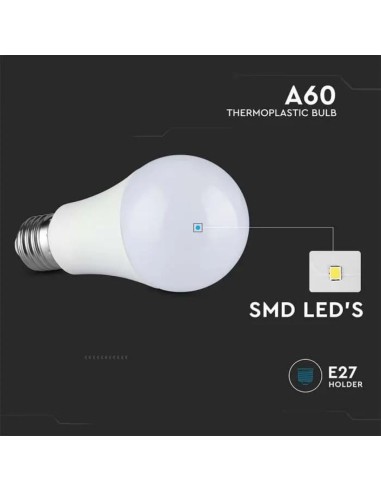 Lampadina LED E27 8 5W A60 3000K-preview 6872
