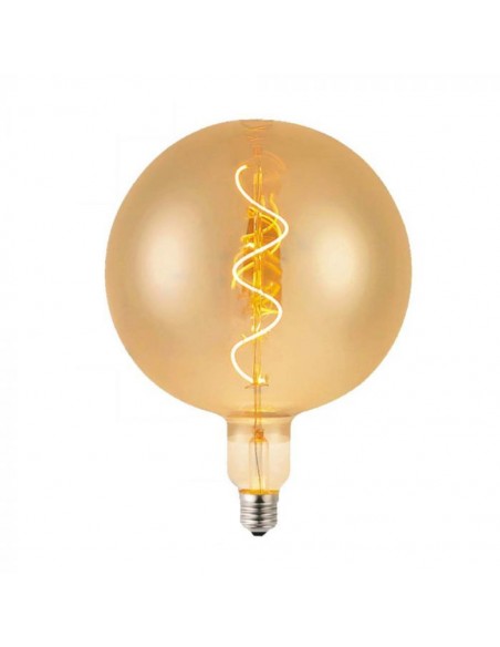 Lampadina LED - Filamento Spirale 4W G200 2700K Vetro Ambrato