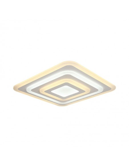 Lampada da Soffitto LED 82W Dimmerabile 3 Step Con Telecomando Corpo Bianco IP20