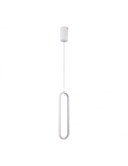 Lampada a Sospensione LED 13W 40CM 4000K Corpo Bianco