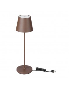 Lampada da Tavolo LED 1.5W 3000K IP54 Corpo in Corten Sabbia