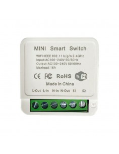 Mini interruttore in linea 2 gang