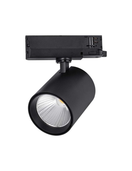 Faretto LED COB da Binario 35W Colore Nero 4000K