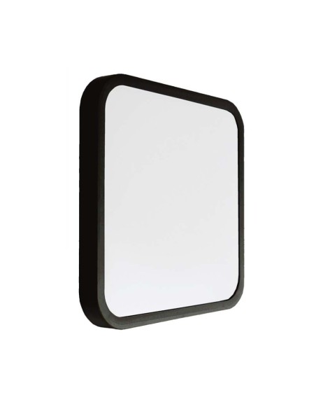 Plafoniera LED Chip Samsung Quadrata 48W 100LM/W Colore Nero 420mm 6500K IP44