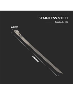 Fascetta per Cavi in Acciaio Inossidabile 4 2