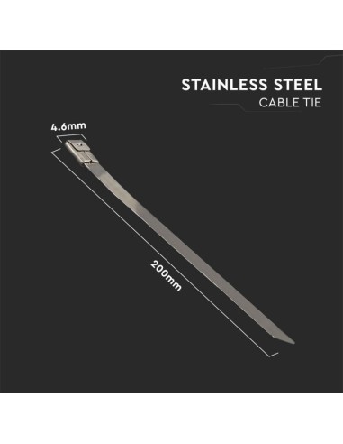 Fascetta per Cavi in Acciaio Inossidabile 4