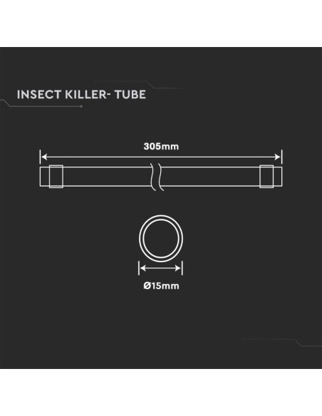 Tubo LED T5 8W G13 per Zanzariera Elettrica (VT-3216)