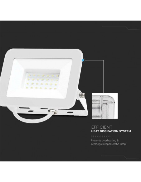 Faro LED SMD Chip Samsung 30W Bianco 6500K IP65