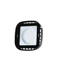 10035-Campana LED SMD Industriale  Quadrata Colore Nero  -1