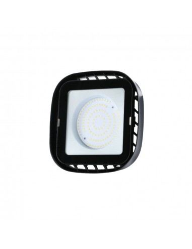 10041-Campana LED SMD Industriale  Quadrata Colore Nero  -1