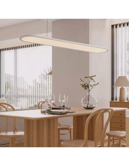 10047-Lampadario LED a Sospensione   Colore Bianco -3