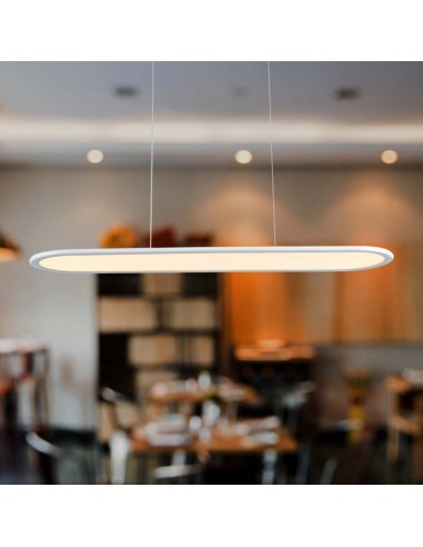 10047-Lampadario LED a Sospensione   Colore Bianco -5