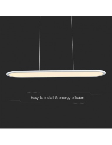 10047-Lampadario LED a Sospensione   Colore Bianco -6