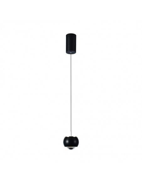10077-Lampadario LED a Sospensione  Colore Nero  -1