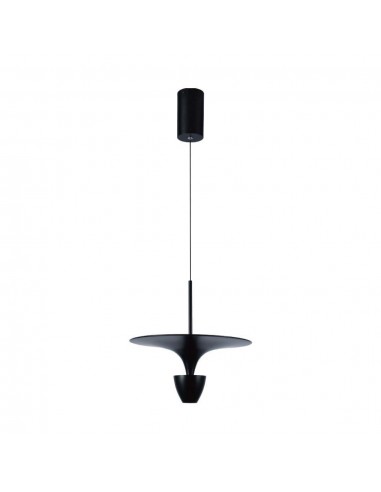 10083-Lampadario LED  dal Design Moderno x Colore Nero -1