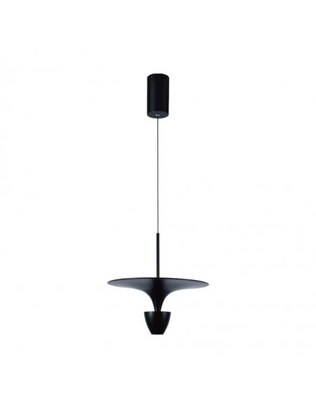 10084-Lampadario LED  dal Design Moderno x Colore Nero -1