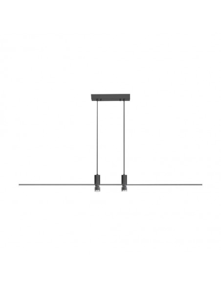 10088-Lampadario LED a Sospensione  dal Design Moderno xcm Colore Nero -1