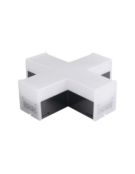 10140-Connettore a Forma di X  Colore Nero -1