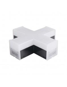 10141-Connettore a Forma di X  Colore Nero -1