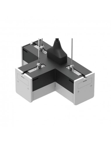 10170-Connettore a Forma di T  Colore Nero -3