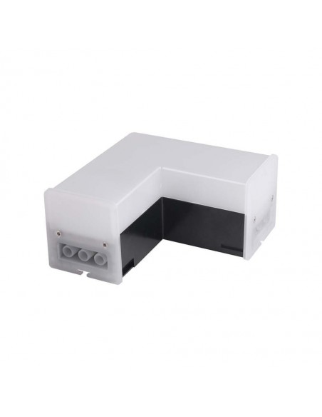 10173-Connettore LED Lineare a L  Colore Nero -1