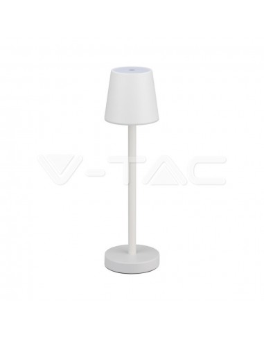10192-Lampada LED da Tavolo  Colore Bianco ricaricabile con Micro-USB Touch Dimmerabile -1