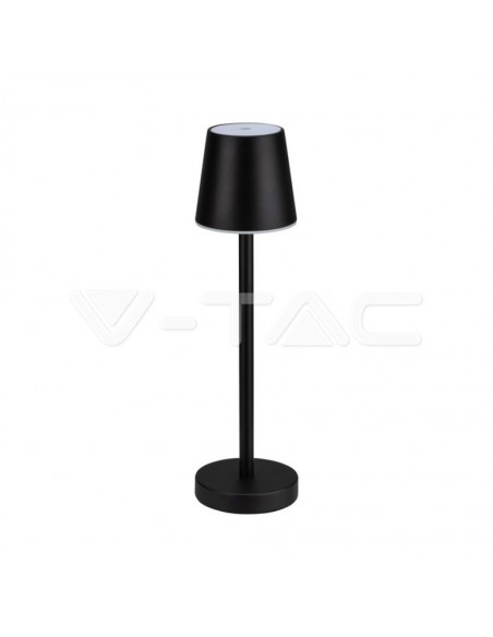 10194-Lampada LED da Tavolo  Colore Nero ricaricabile con Micro-USB Touch Dimmerabile -1