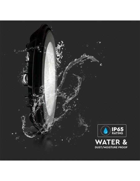 Campana Industriale LED SMD 100W UFO Nero 110° 6500K IP65
