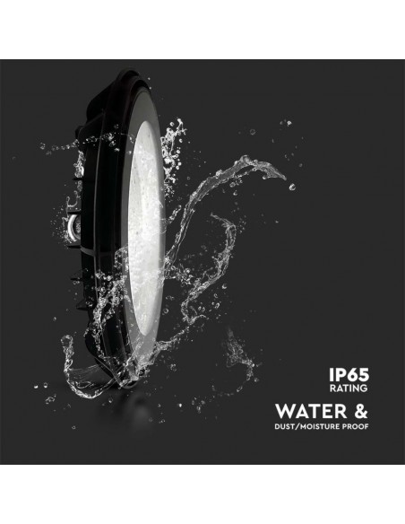 Campana Industriale LED SMD 200W UFO Nero 110° 4000K IP65