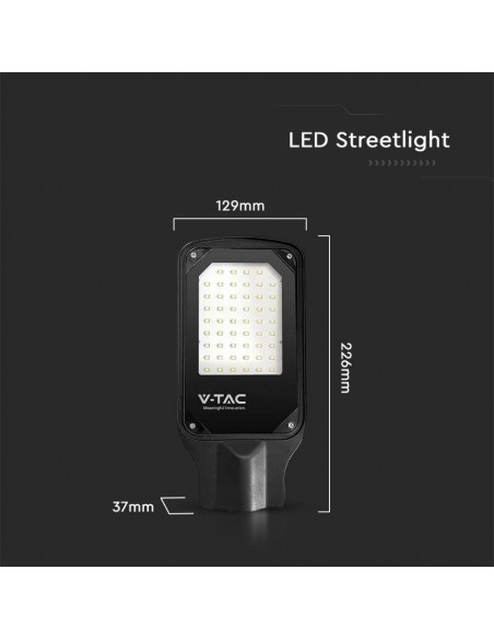 10206-Armatura Stradale LED SMD  Colore Nero  -2