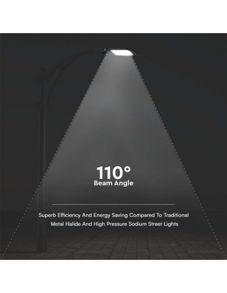 10210-Armatura Stradale LED  Colore Nero  -6