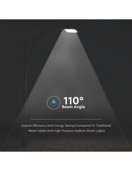 10211-Armatura Stradale LED  Colore Nero  -6