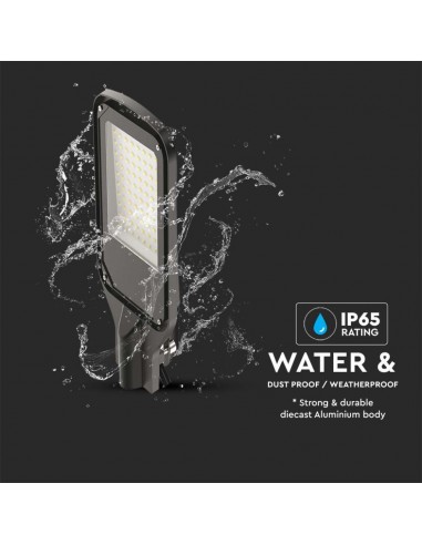 Armatura Stradale LED 100W Nero 6500K...