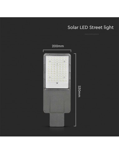 10225-Armatura Stradale Chip Bridgelux  con Pannello Solare  e Telecomando-2