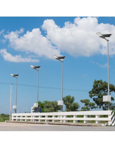 10226-Armatura Stradale Chip Bridgelux  con Pannello Solare  e Telecomando-3