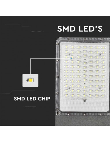 10226-Armatura Stradale Chip Bridgelux  con Pannello Solare  e Telecomando-5