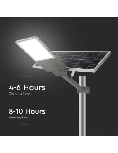 10229-Armatura Stradale Chip Bridgelux  con Pannello Solare  e Telecomando-6