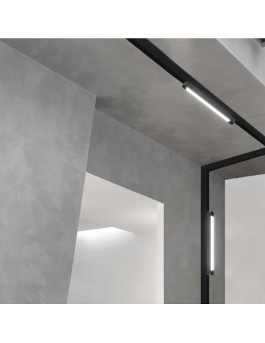 10242-Faretto LED Lineare da Binario Magnetico Slim  Colore Nero -6