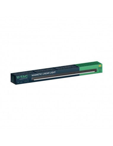 10250-Faretto LED Lineare da Binario Magnetico Slim  Colore Nero -2
