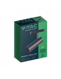 10254-Faretto LED da Binario Magnetico  Colore Nero  -1 2