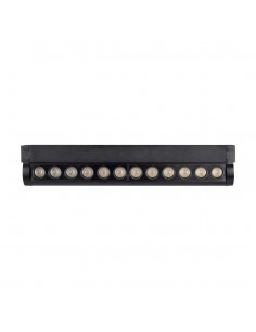 10261-Faretto LED Lineare da Binario Magnetico Regolabile  Colore Nero  IP-1