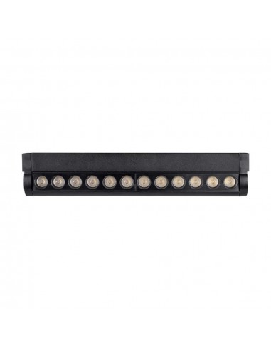 10262-Faretto LED Lineare da Binario Magnetico Regolabile  Colore Nero  IP-1