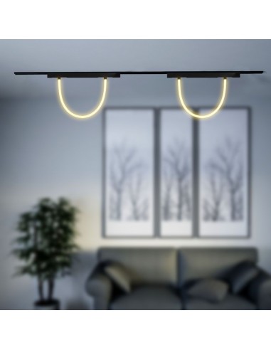 10275-Tubo LED Flessibile da Binario  Colore Nero Dimmerabile in Compatibile con Amazon Alexa e Google Home-4